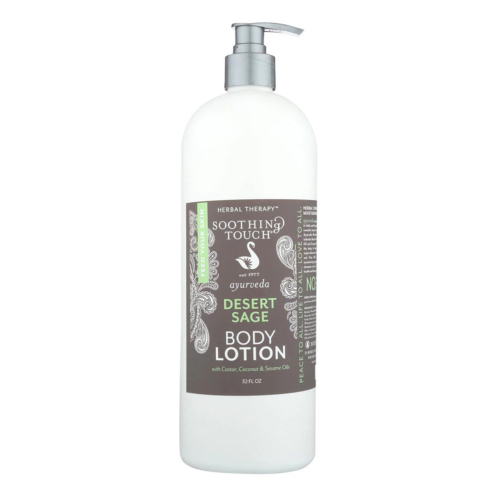 Soothing Touch Ayurveda Desert Sage Body Lotion, 32 Oz